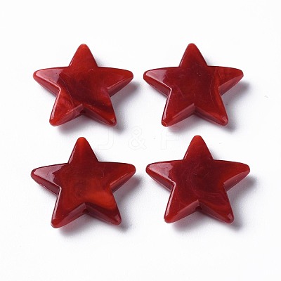 Two Tone Acrylic Beads MACR-S272-77E-1