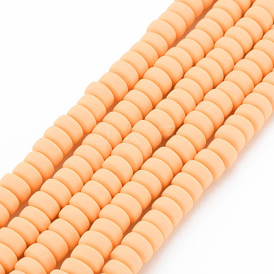 Handmade Polymer Clay Beads Strands CLAY-N008-130-1