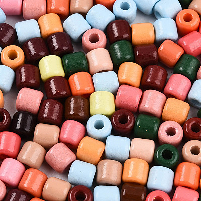 Opaque Colours Glass Seed Beads SEED-N007-14F-1