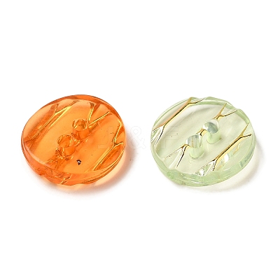 Transparent Acrylic Buttons X-BUTT-Q031-M-1