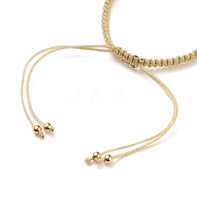 Adjustable Braided Polyester Cord Bracelet Making AJEW-JB00760-02-1