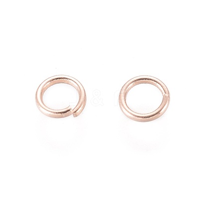 304 Stainless Steel Open Jump Rings STAS-O098-01RG-04-1