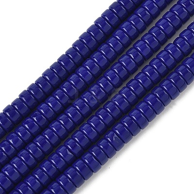 Opaque Glass Beads Strands GLAA-I060-01B-1