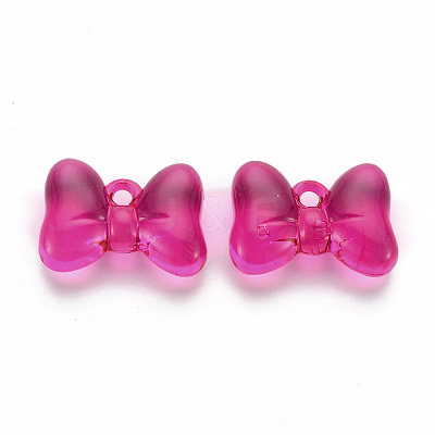 Transparent Acrylic Pendants TACR-T024-02BB-906-1
