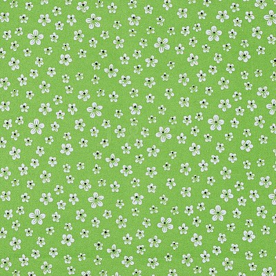 Floral Pattern Printed A4 Polyester Fabric Sheets DIY-WH0158-63A-07-1