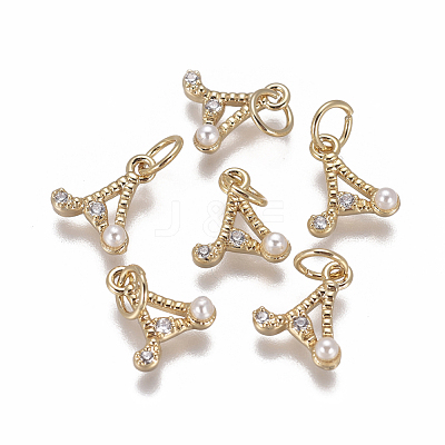 Brass Charms KK-L179-08A-G-1