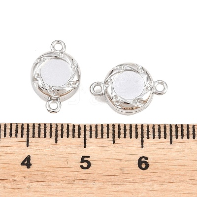 304 Stainless Steel Magnetic Clasps with Loops STAS-P452-04C-P-1