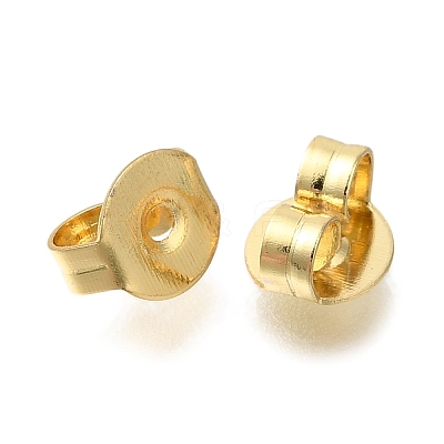 Rack Plating Brass Friction Ear Nuts KK-C081-04G-1