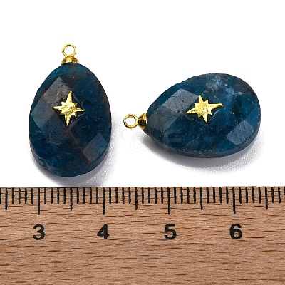 Natural Apatite Pendants G-B089-01G-03-1