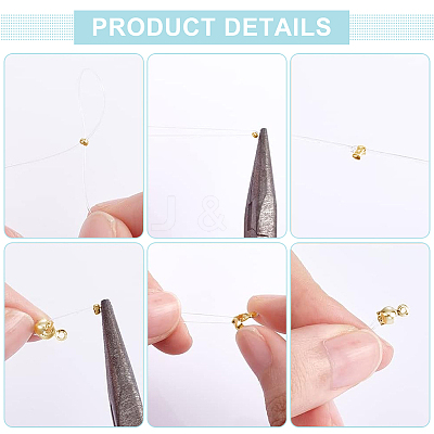 300Pcs 316 Surgical Stainless Steel Crimp Beads STAS-UN0056-24-1