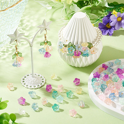 100Pcs Transparent Glass Beads GLAA-TA0004-27-1