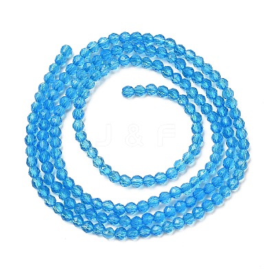 Glass Beads Strands EGLA-E057-02B-21-1