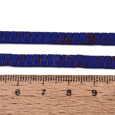 Spray Painted Synthetic Non-magnetic Hematite Bead Strands G-T124-02E-1-1