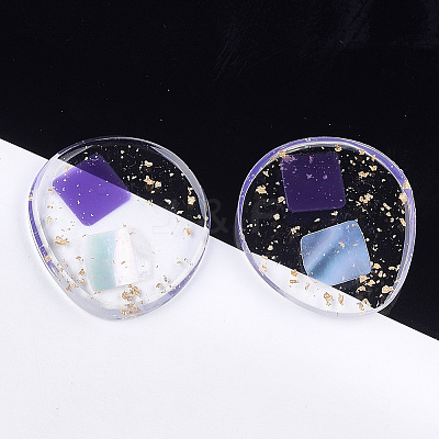 Transparent Resin Cabochons LS-X-CRES-S362-013A-02-1