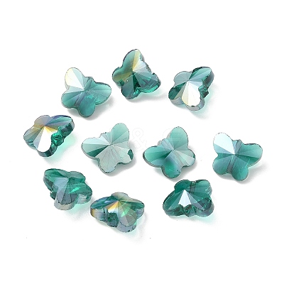 Electroplate Glass Beads X-EGLA-Q091-14mm-B06-1