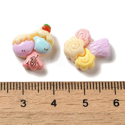 Forest Theme Opaque Resin Decoden Cabochons RESI-C044-01-1