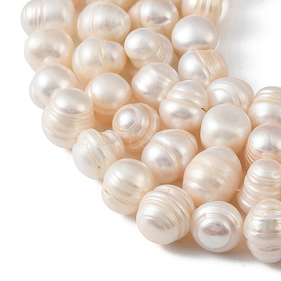 Natural Cultured Freshwater Pearl Beads Strands PEAR-L034-18C-1