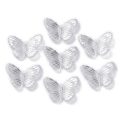 Transparent Acrylic Pendants X-TACR-A004-05B-01-1