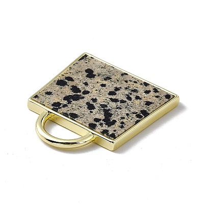 Natural Dalmatian Jasper Pendants G-G977-04G-04-1