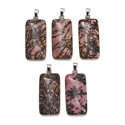 Natural Rhodonite Pendants GG-CBAA0EE-01P-07-1