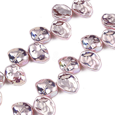 ABS Plastic Imitation Pearl Beads Strands KY-N015-16-A03-1