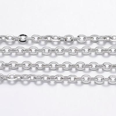 Tarnish Resistant 304 Stainless Steel Cable Chains CHS-H017-02P-10M-1