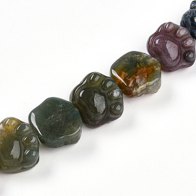 Natural Indian Agate Beads Strands G-M108-A14-01-1