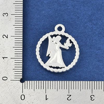 Twelve Constellations Alloy Pendants PALLOY-Q006-01B-S-1