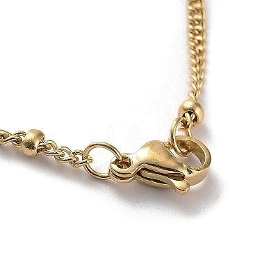 201 Stainless Steel Pendant Necklaces NJEW-K253-21G-1