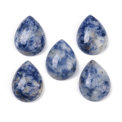 Natural Blue Spot Jasper Cabochons G-H094-01A-22-1