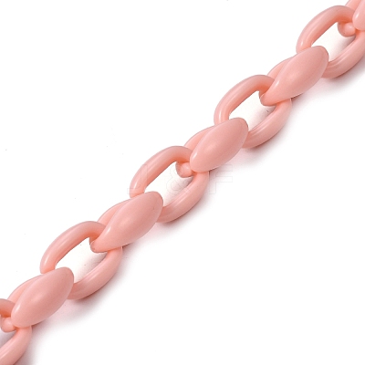 Handmade Acrylic Cable Chains AJEW-JB00690-06-1