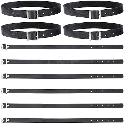 PU Imitation Leather Necklaces for Choker Collar Chain Jewelry LS-FIND-WH20019-74C-1