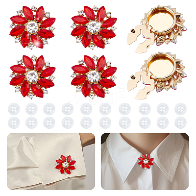 Alloy Cufflinks & Plastic Buttons HJEW-NB00247-1