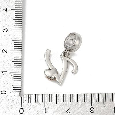 Brass European Dangle Charms LS-KK-Z097-01V-GP-1