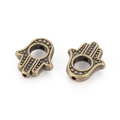 Tibetan Style Alloy Bead Frames TIBEB-LF0265YKG-AB-FF-1