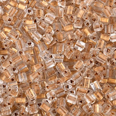 Transparent Inside Colours Glass Seed Beads SEED-T007-13A-1