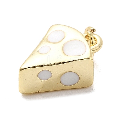 Brass Enamel Charms KK-P338-20G-03-1