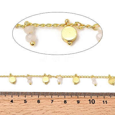 Brass Flat Round Link Chains CHC-H114-07G-06-1