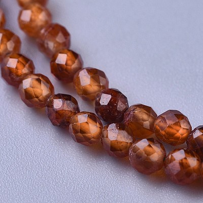 Natural Garnet Beaded Necklaces NJEW-K114-B-A03-1