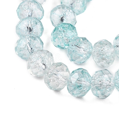 Transparent Glass Beads Strands GLAA-T023-8mm-A01-1