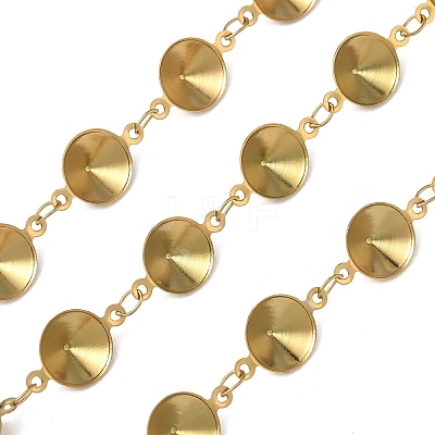 304 Stainless Steel Rhinestone Cup Chains CHS-K023-08A-G-1