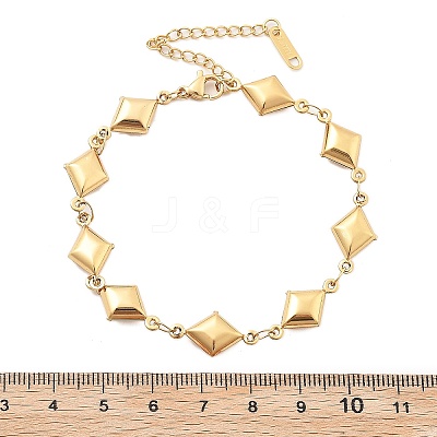 304 Stainless Steel Link Chain Bracelets for Women BJEW-U021-08G-05-1