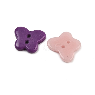 2-Hole Porcelain Buttons PORC-R010-09A-1