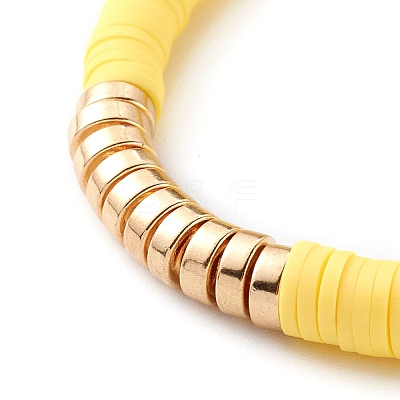 Handmade Polymer Clay Heishi Beads Stretch Bracelets Sets BJEW-SZ0001-59-1