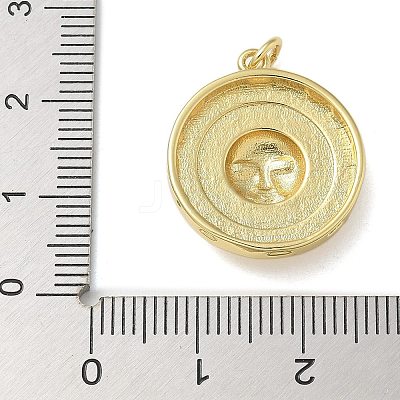 Rack Plating Brass Pendants KK-K392-45G-1