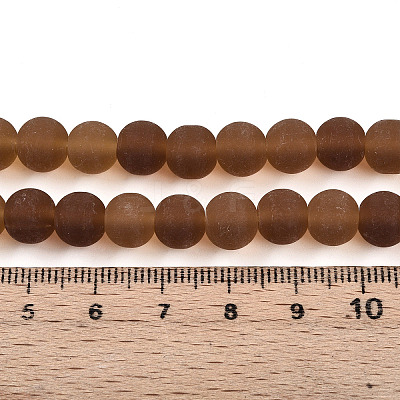 Transparent Glass Beads Strands GLAA-T032-T8mm-MD23-1