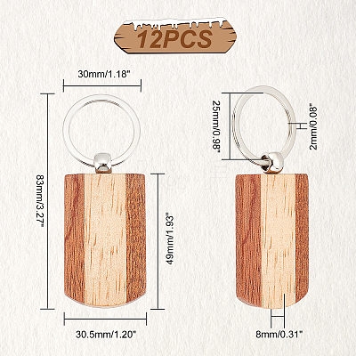 Wooden Keychain KEYC-GA0001-17-1