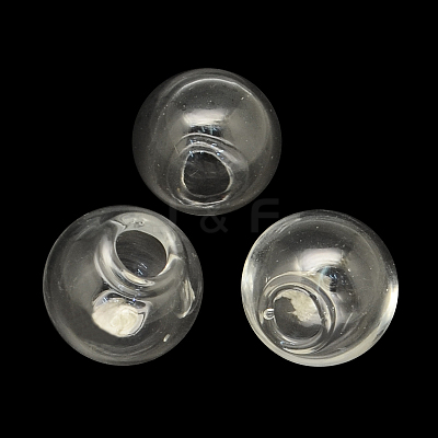 Round Handmade Blown Glass Globe Ball Bottles X-BLOW-R002-8mm-1