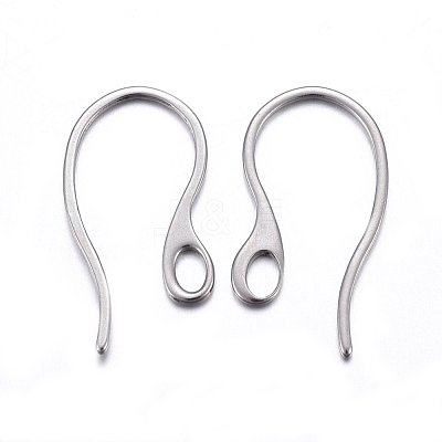 Tarnish Resistant 304 Stainless Steel Earring Hooks X-STAS-O110-19P-1
