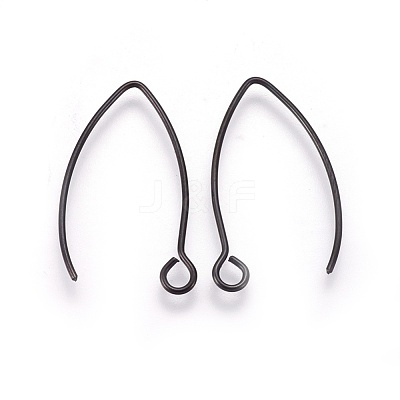 304 Stainless Steel Earring Hooks Ion Plating(IP) STAS-O119-03B-01-1